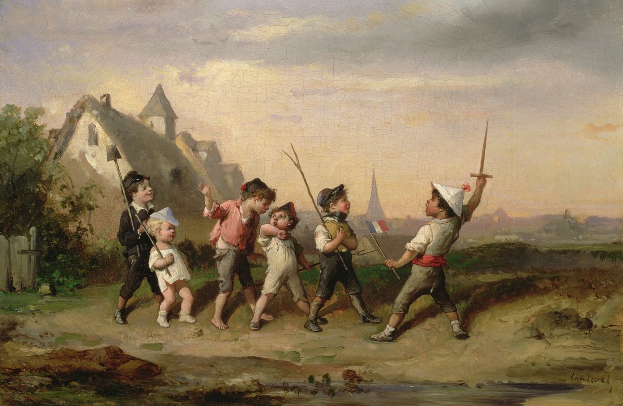 The New Recruits, 1800-tallet av Francois Louis Lenfant