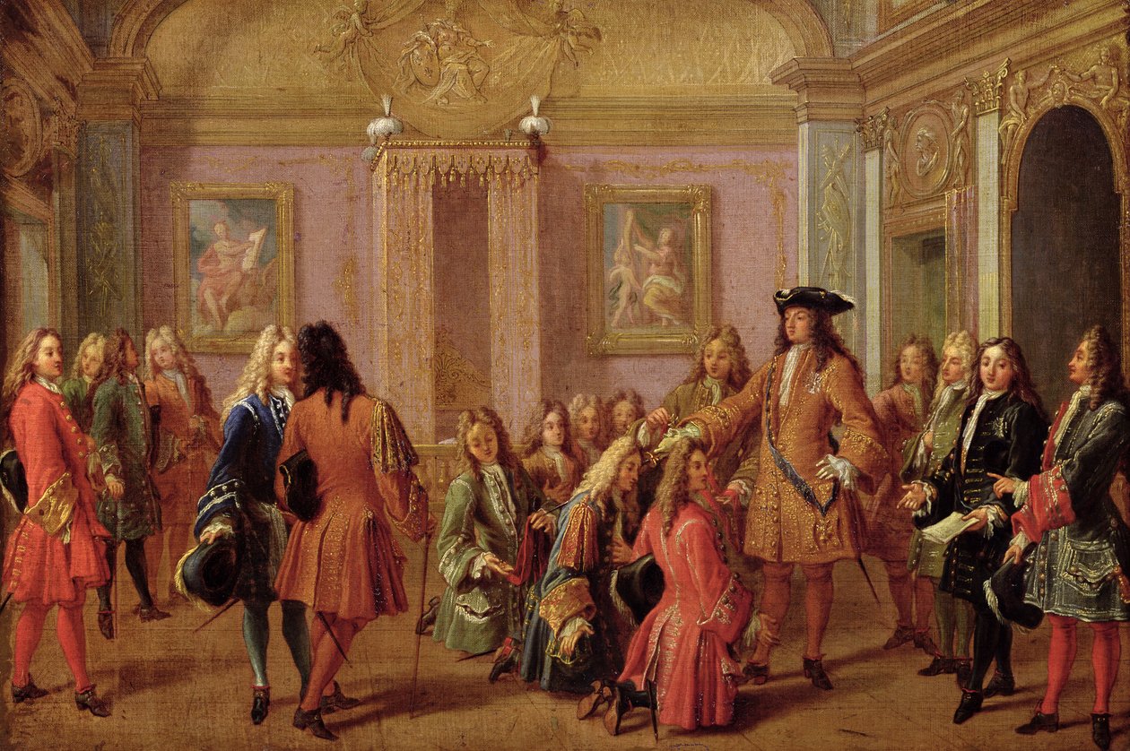 Første opprykk av Saint Louis-ordenen, 10. mai 1693 av Francois Marot