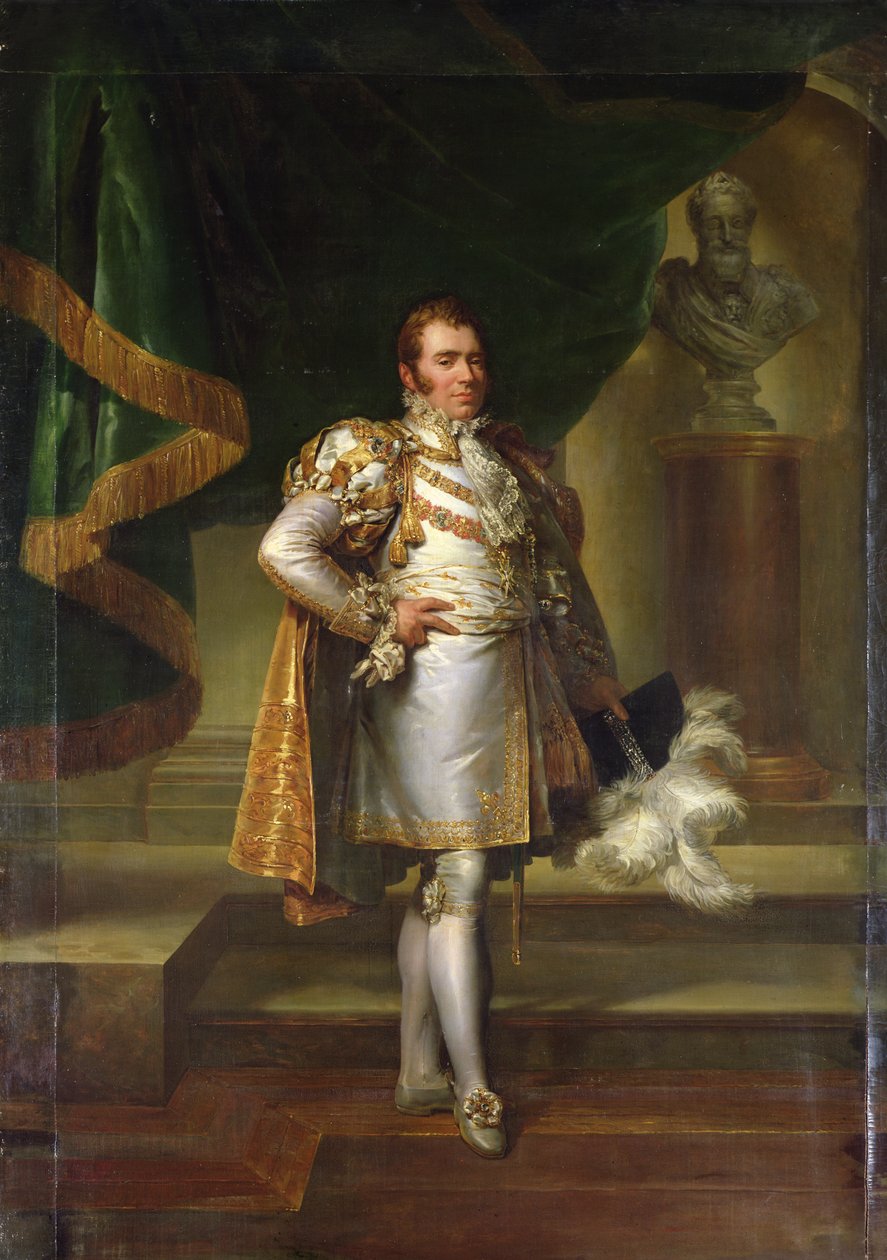 Charles-Ferdinand av Frankrike i drakten til en fransk prins, 1820 av Baron François Pascal Simon Gérard