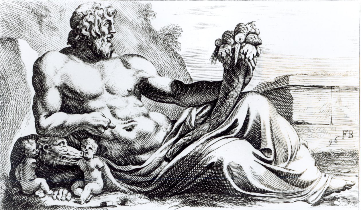 Elven Tiberen, ca. 1653 av Francois Perrier