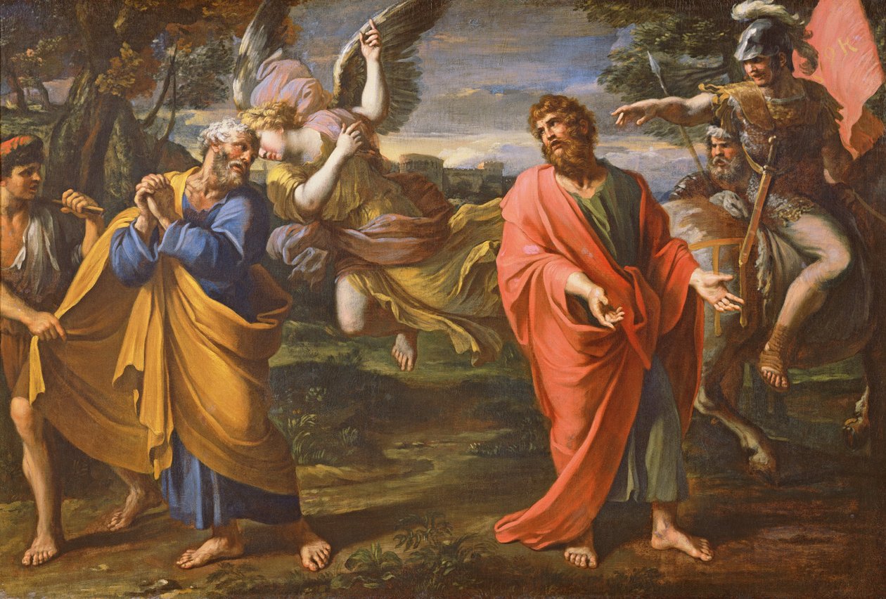 Skillingen av St. Peter og St. Paul, ca. 1647-50 av Francois Perrier
