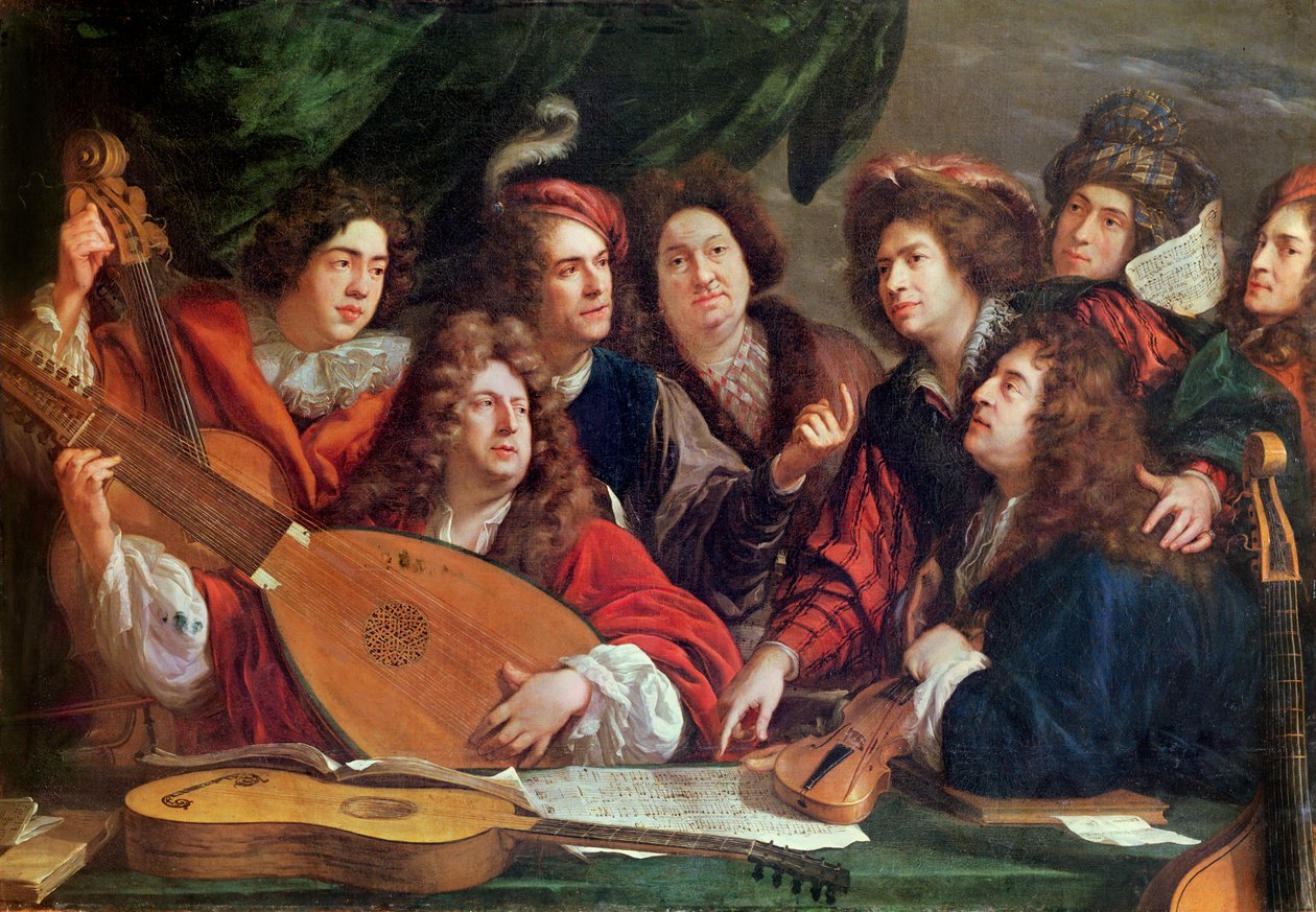 The Musical Society, 1688 av Francois Puget
