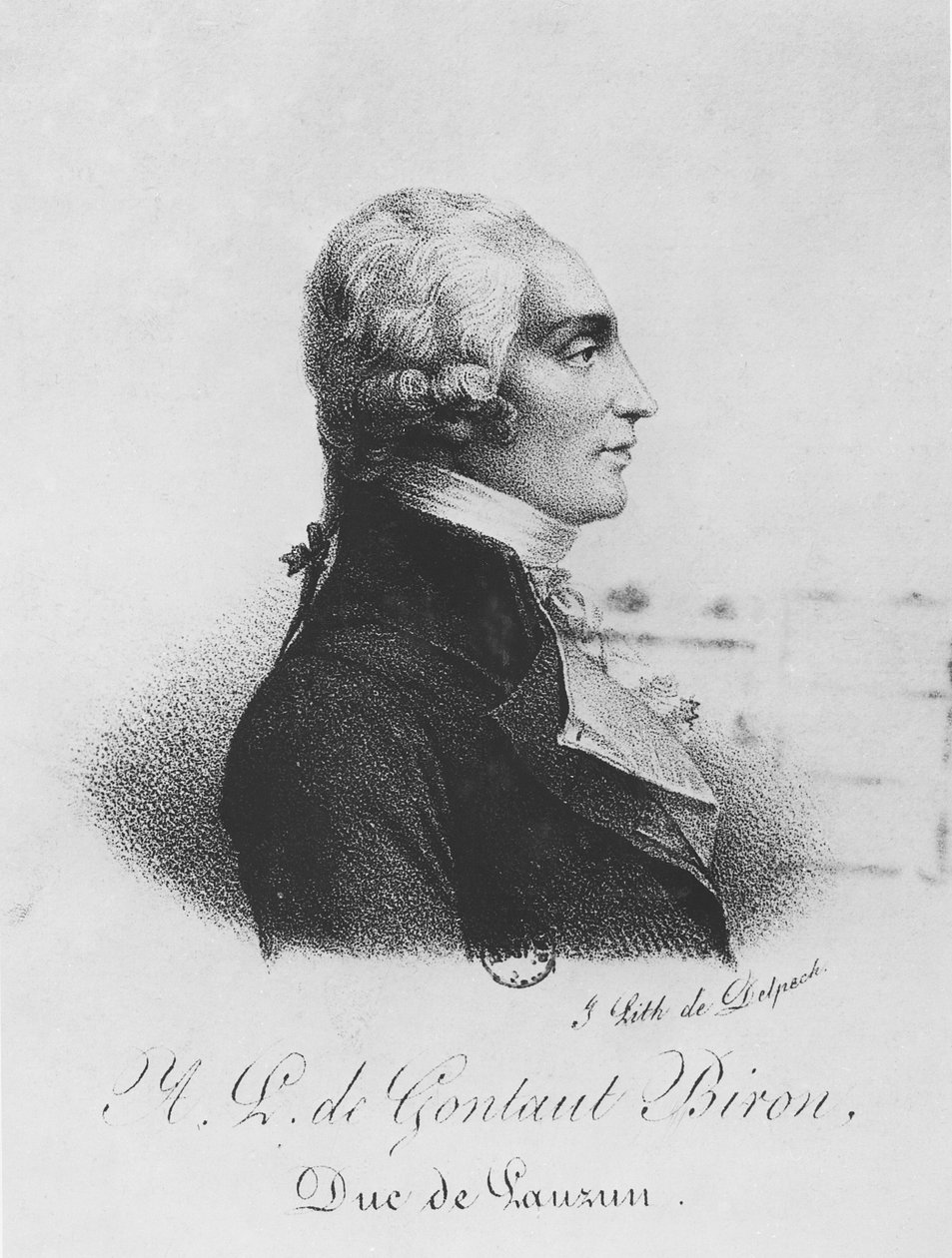 Armand de Gontaut, hertug av Biron av Francois Seraphin Delpech