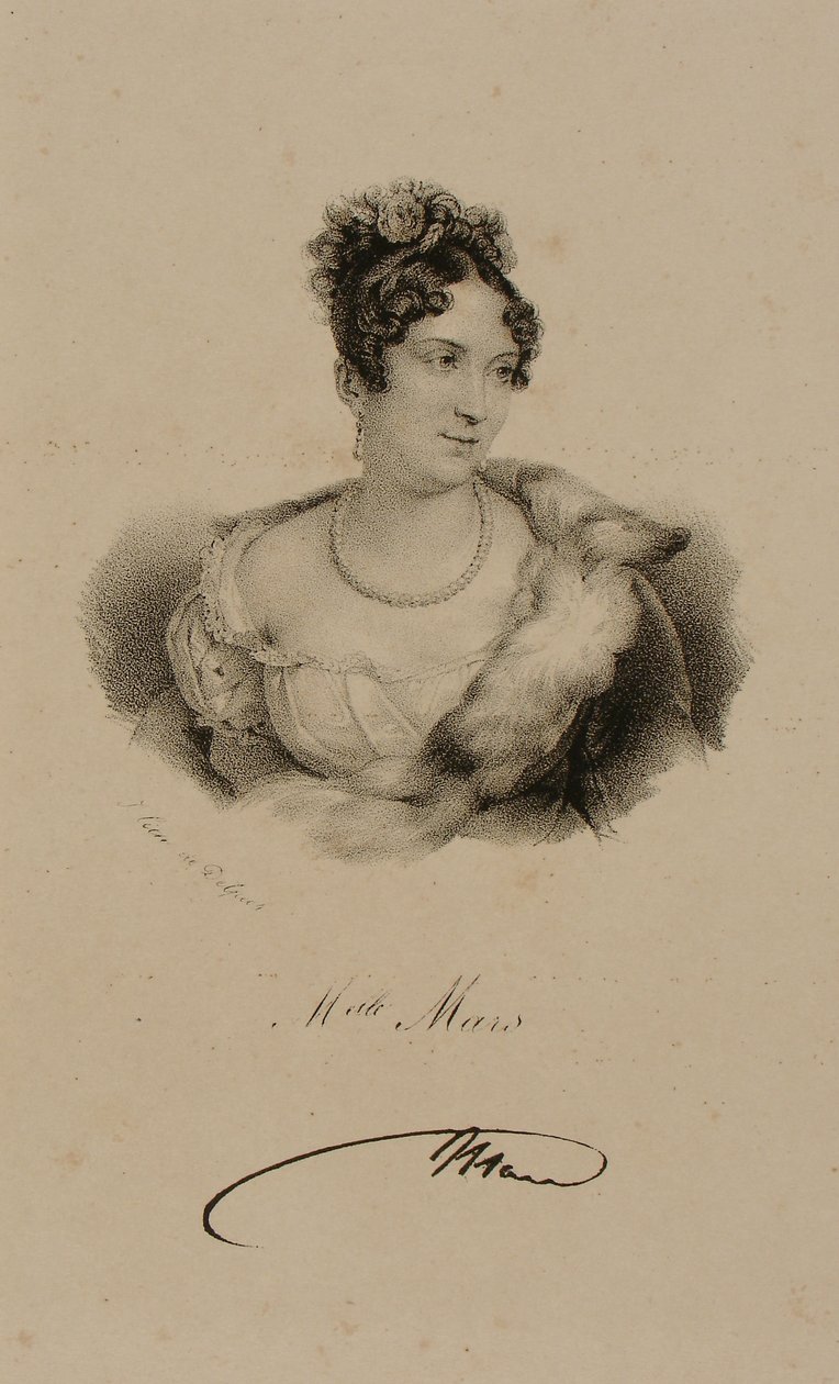Mademoiselle Mars (1779–1847) av Francois Seraphin Delpech