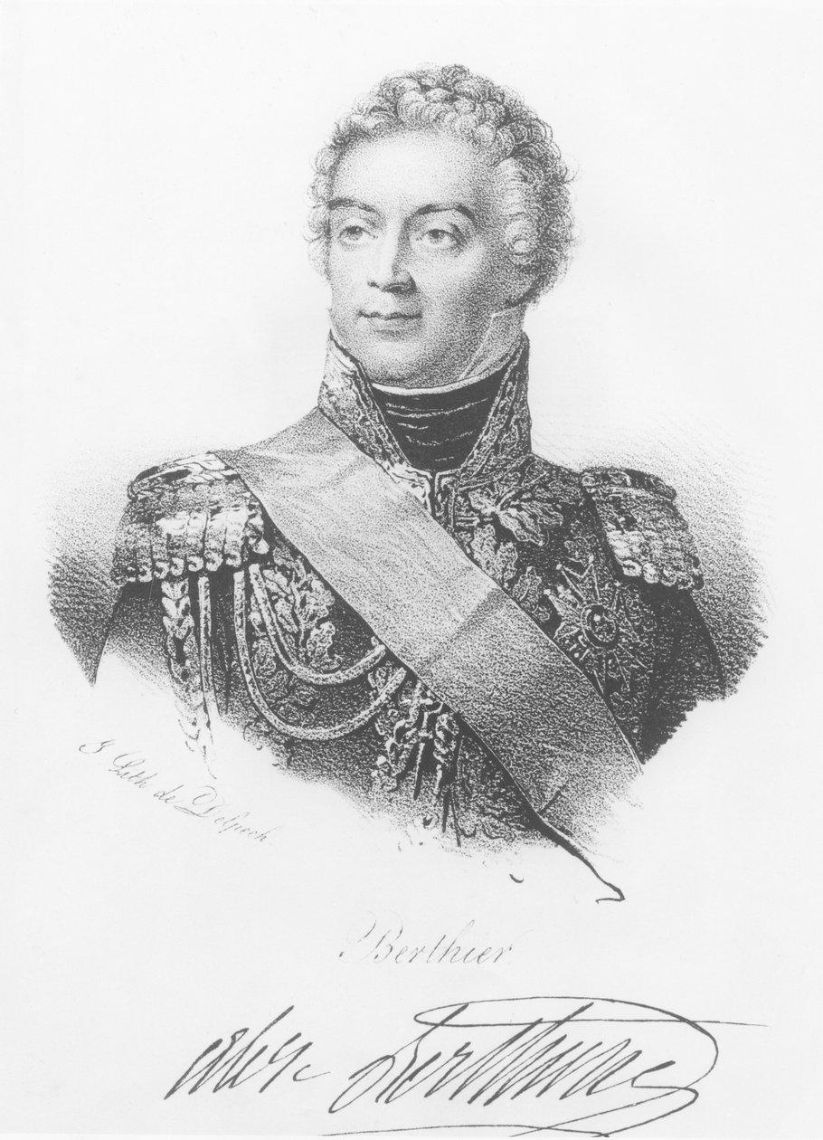 Marskalk Berthier av Francois Seraphin Delpech