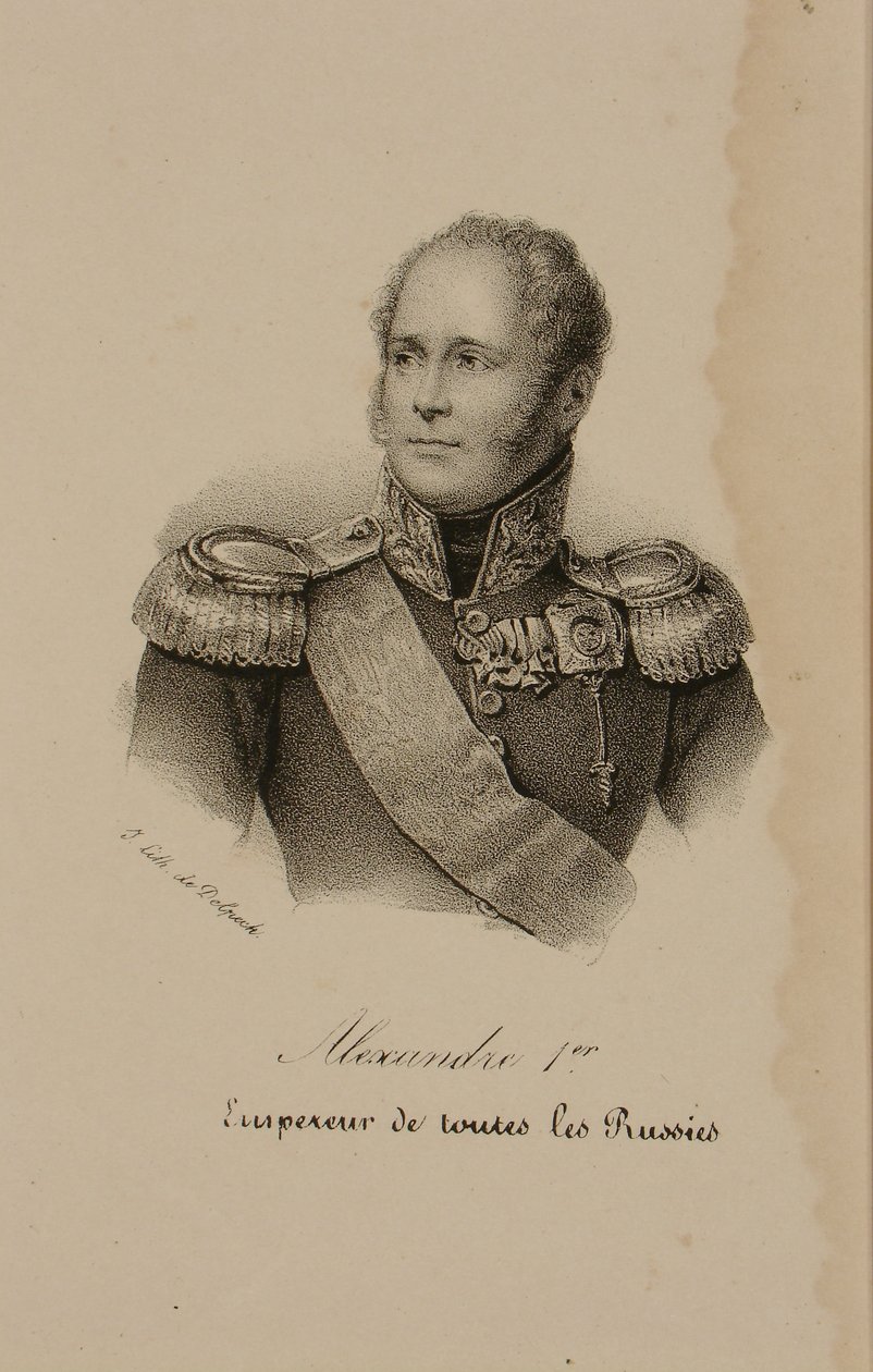 Portrett av Alexander I (1777-1825) av Francois Seraphin Delpech