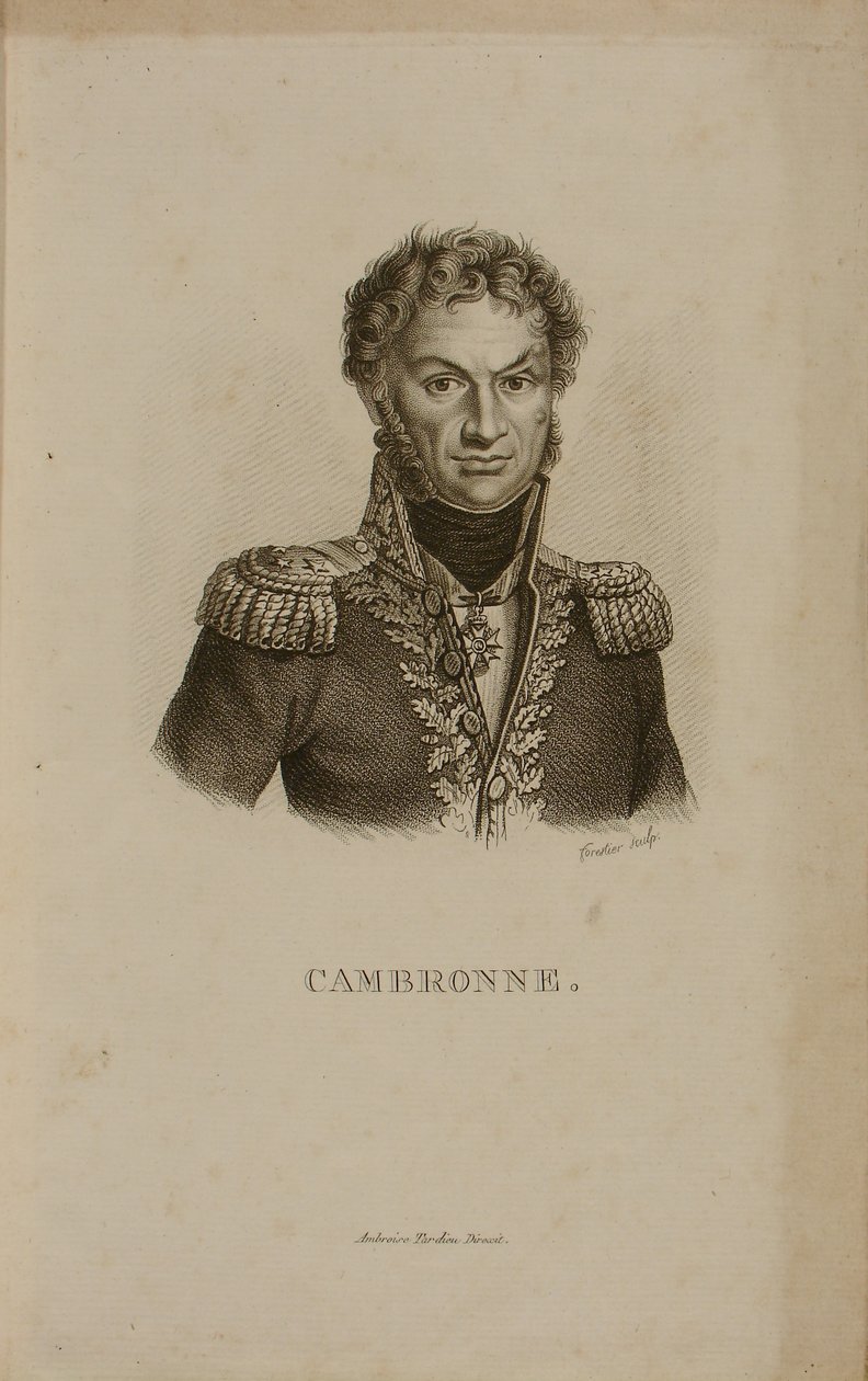 Portrett av general Etienne Cambronne (1770-1842) av Francois Seraphin Delpech