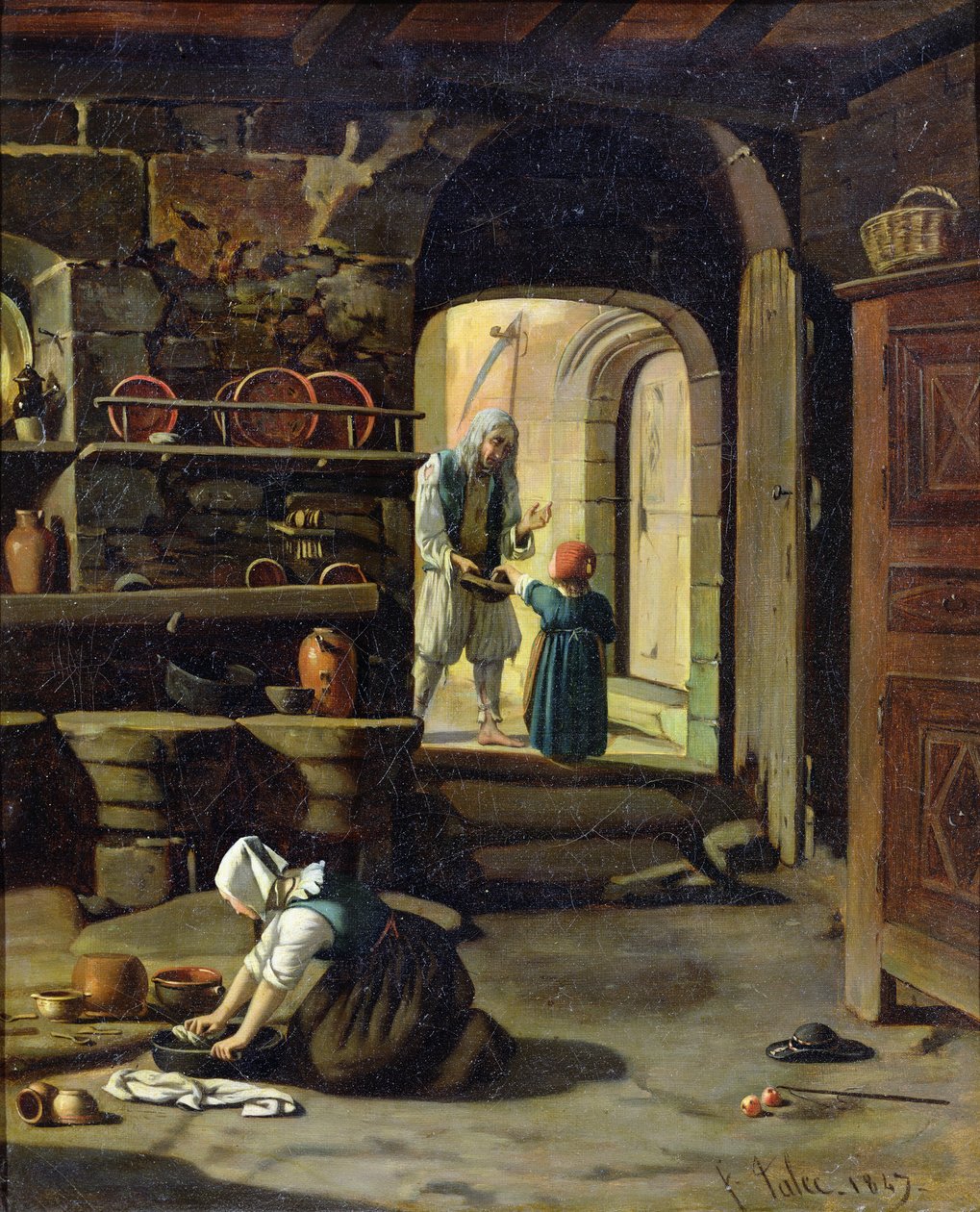 Tiggeren, 1847 av Francois Talec