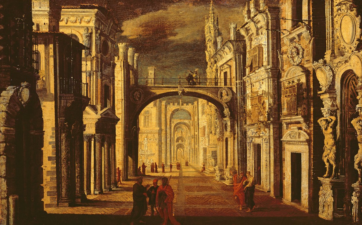 Arkitektonisk perspektiv av Francois de Nome