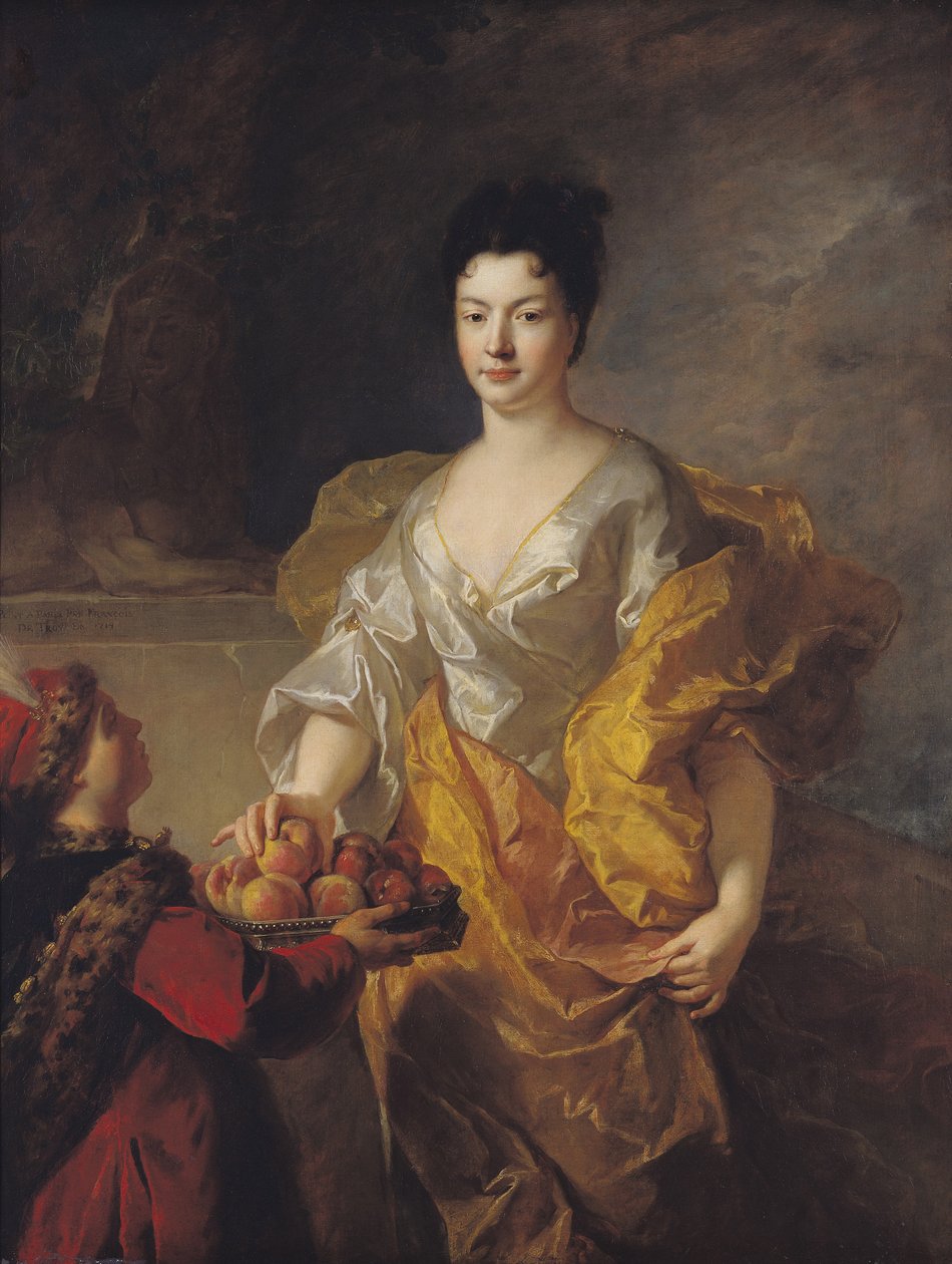 Anne-Marie de Bosmelet, hertuginne av La Force, 1714 av Jean François de Troy