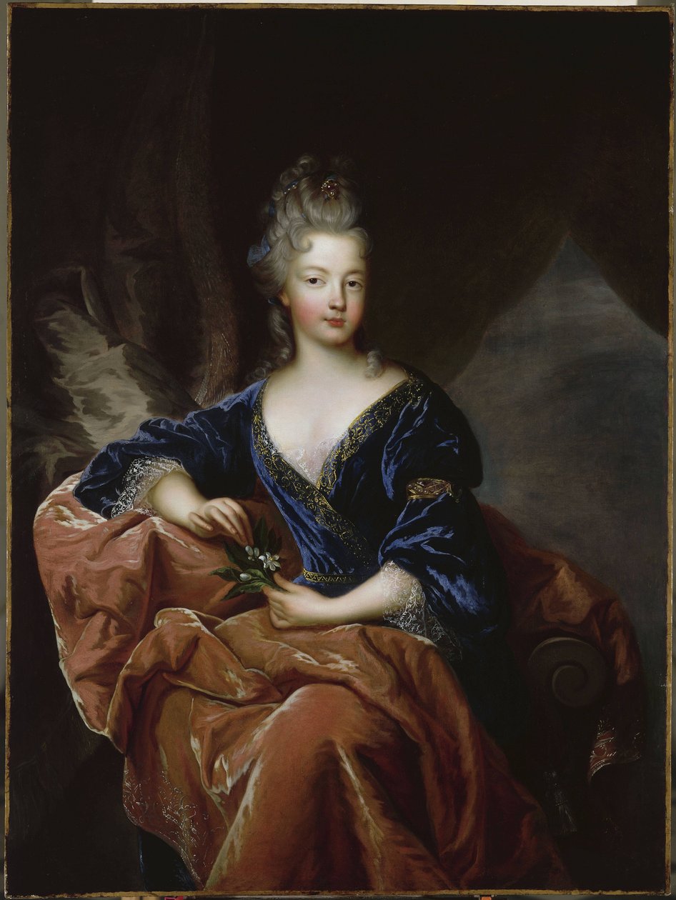 Portrett av Françoise-Marie de Bourbon av Jean François de Troy