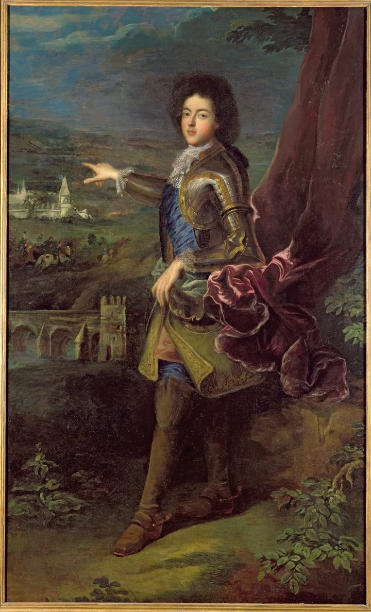 Portrett av Louis Auguste de Bourbon (1670-1736) hertug av Maine av Jean François de Troy