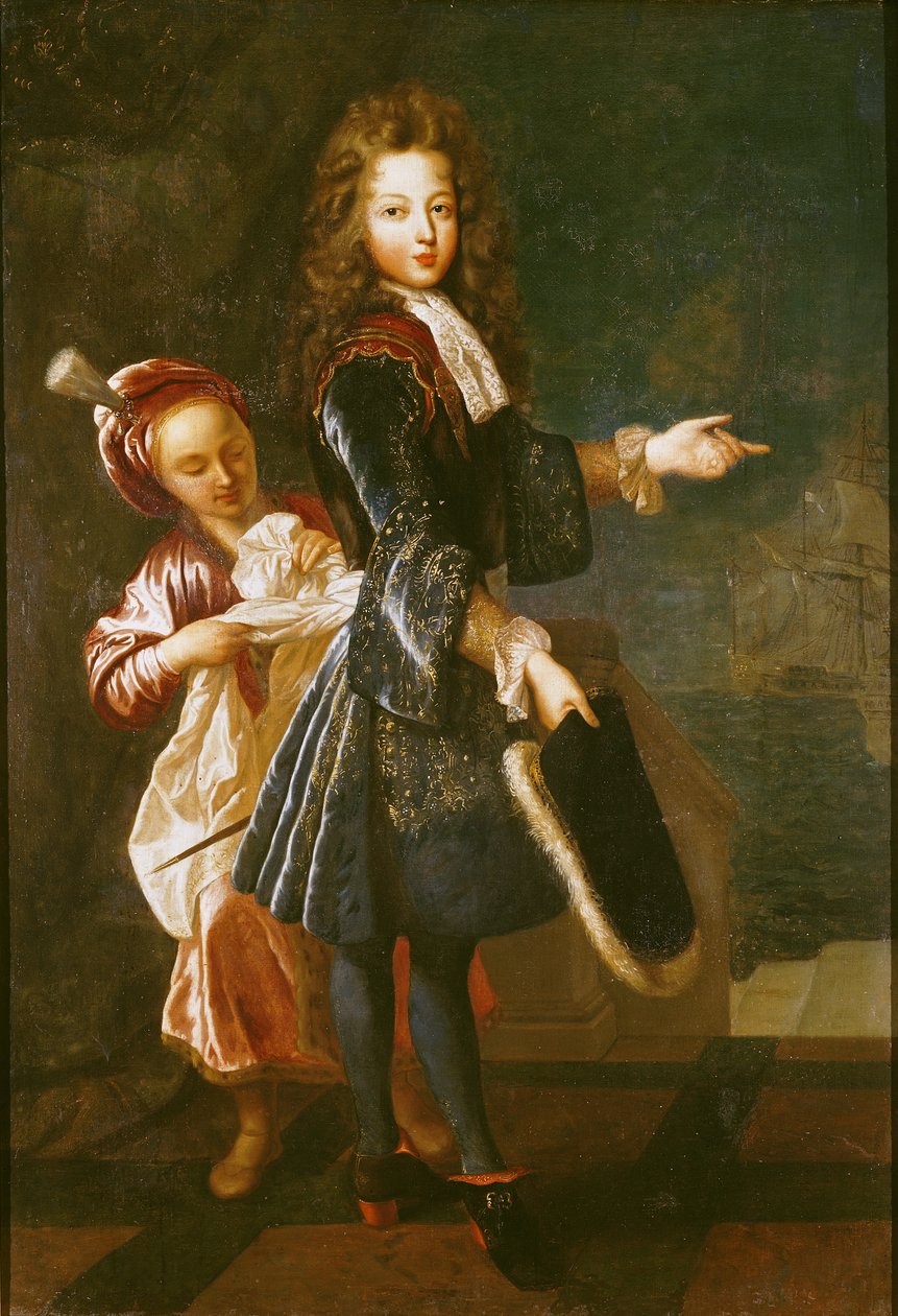 Portrett av Louis-Alexandre de Bourbon (1678-1737) greve av Toulouse av Jean François de Troy