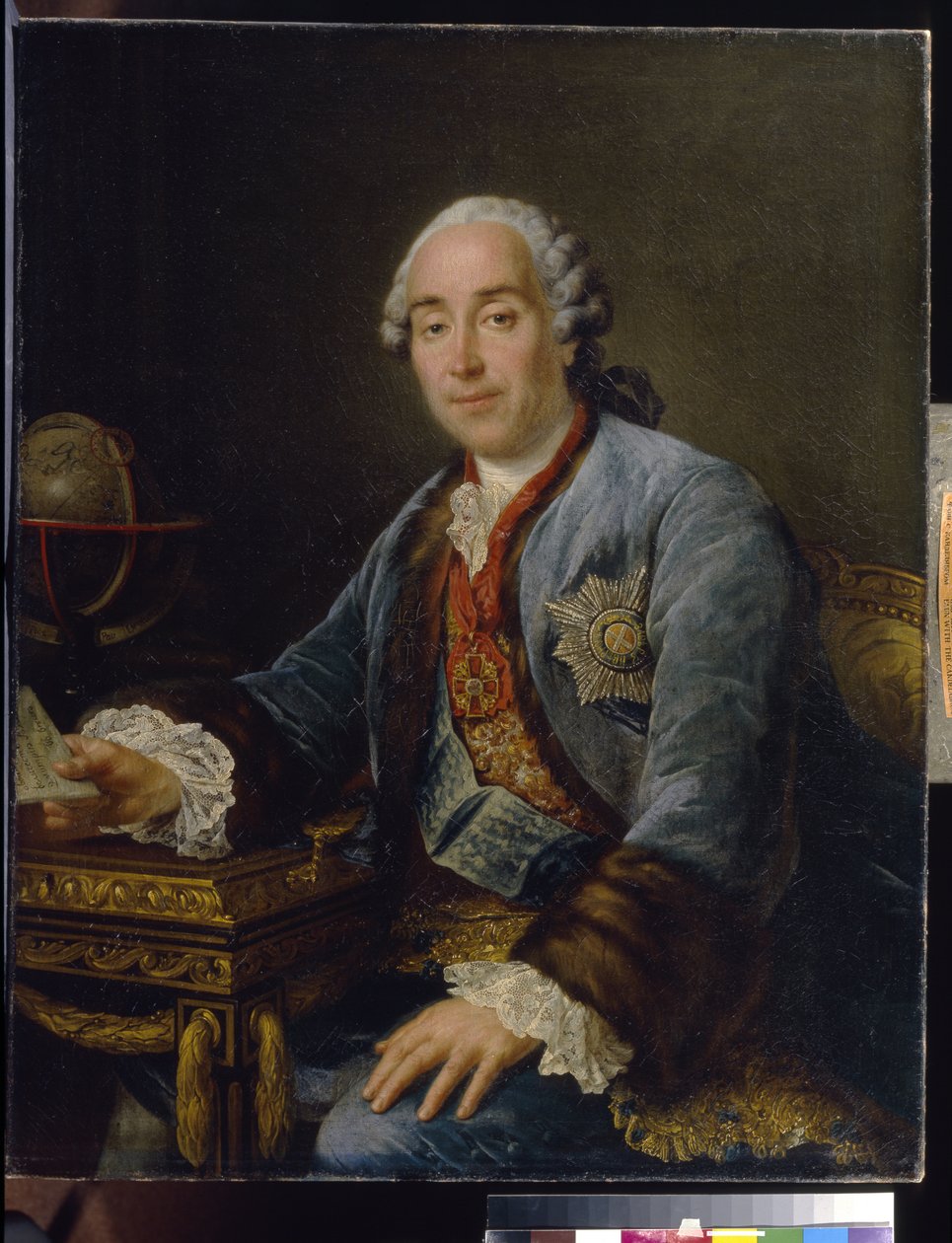 Portrett av prins Dmitrij Mikhailovich Golitsyn, 1762 av Francois Hubert Drouais
