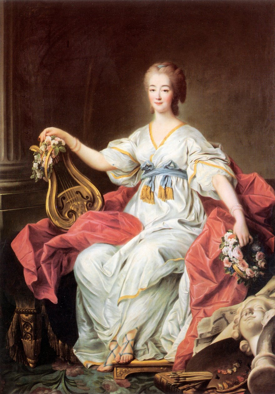 Portrett av grevinnen Jeanne (Becu) du Barry av Francois Hubert Drouais