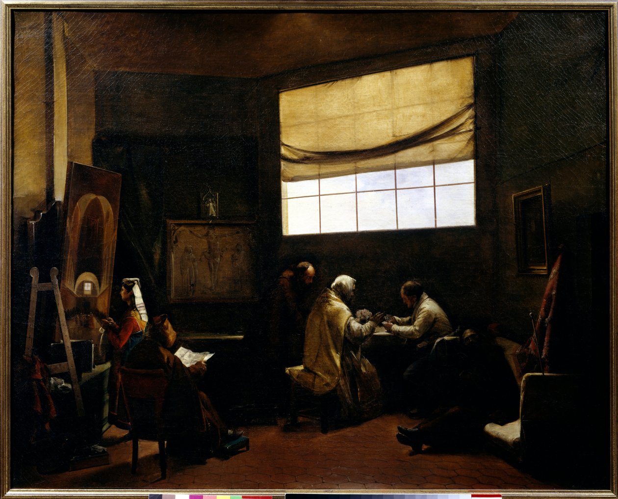Malerens atelier. Maleri av Francois Marius Granet av Francois Marius Granet
