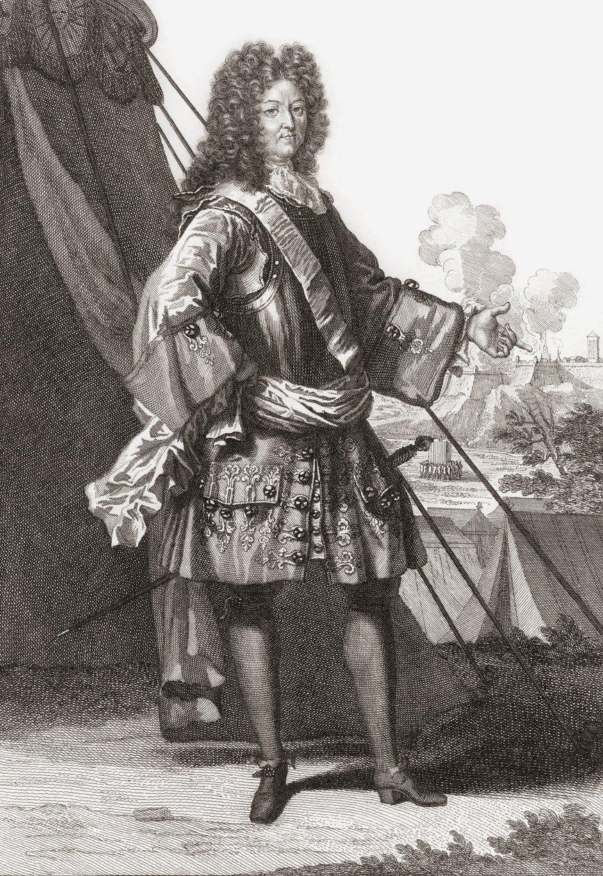 Ludvig XIV, konge av Frankrike og Navarra. (skrive ut) av Francois (after) Boucher