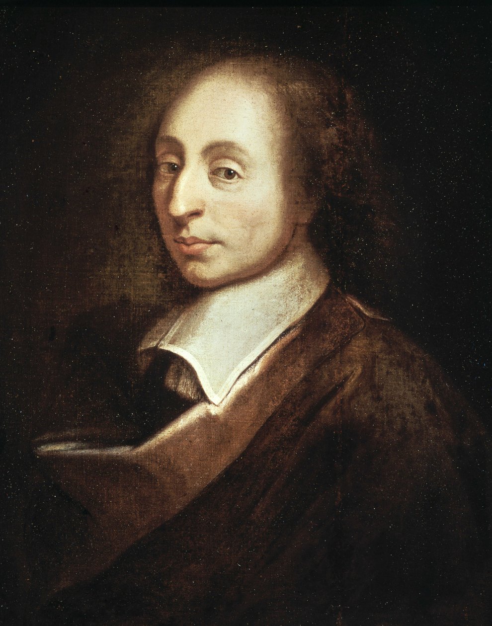 Portrett av Blaise Pascal - maleri av Francois Quesnel av Francois (after) Quesnel