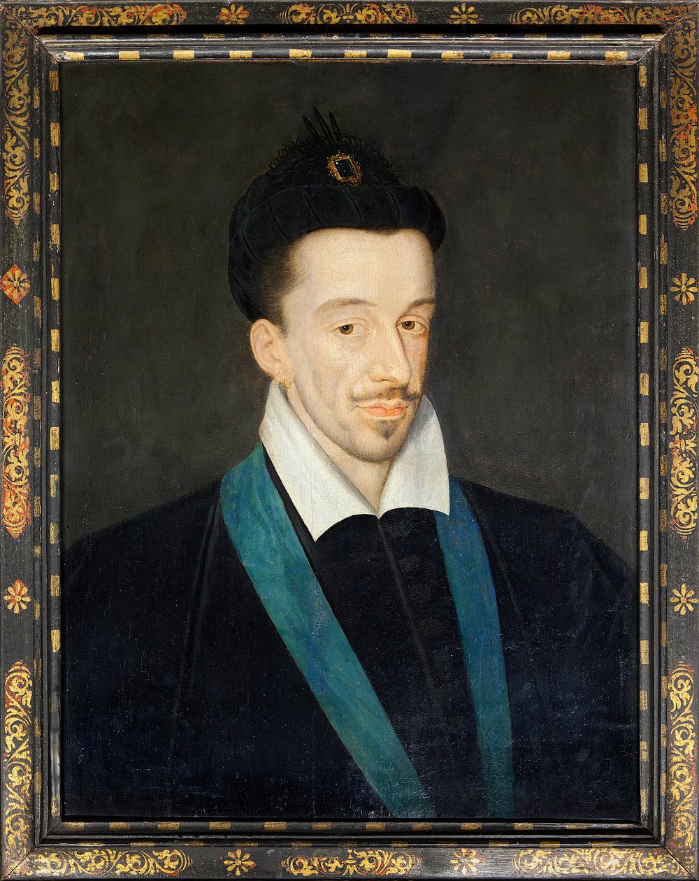 Portrett av den franske kong Henry III (1551-1589), ca. 1582-86 (maleri) av Francois (attr.to) Quesnel