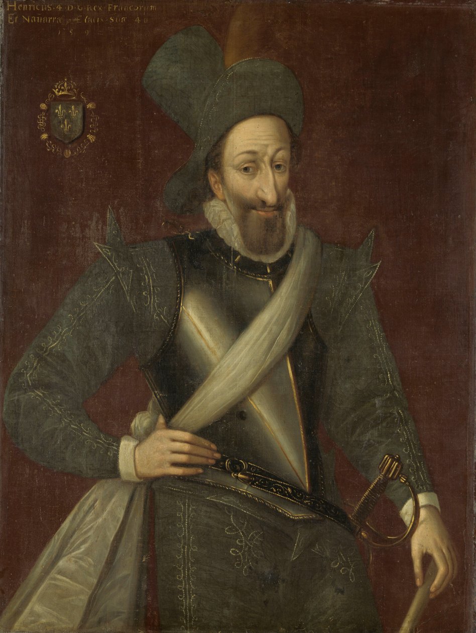 Henrik IV, konge av Frankrike (1553-1610) av Francois (circle of) Bunel