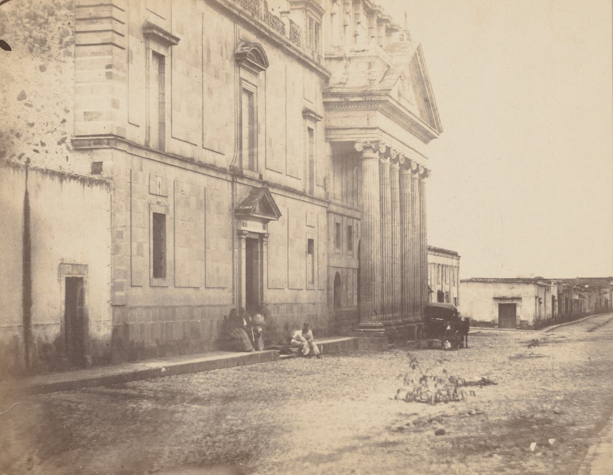 [kloster i La Cruz], 1867. av Francois Aubert