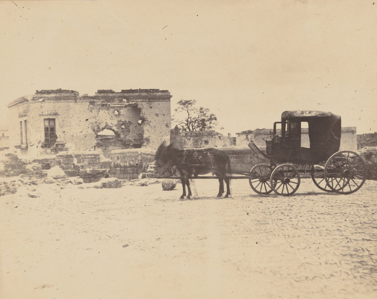 [Keiser Maximilians dødsvogn], 1867. av Francois Aubert