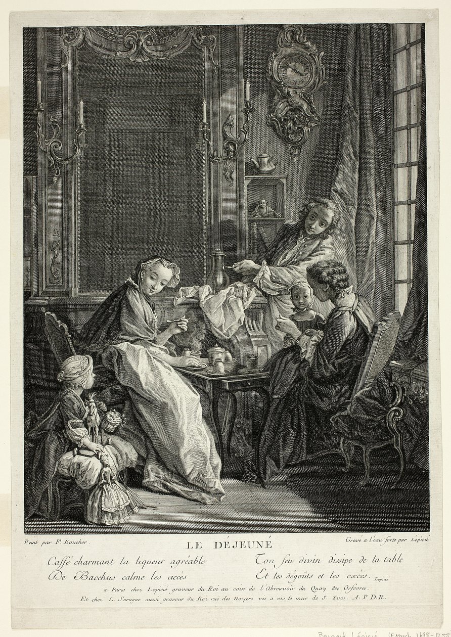 Frokost av Francois Bernard Lepicie