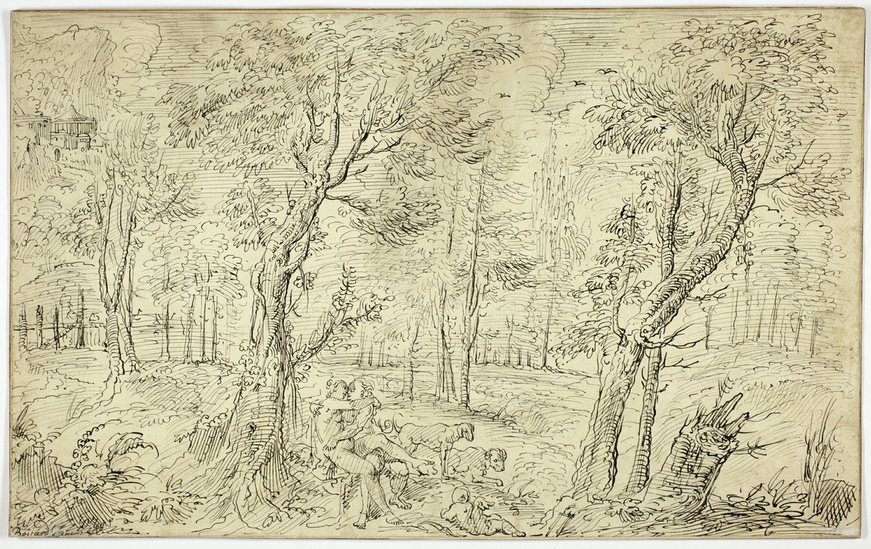 Venus og Adonis av Francois Boitard
