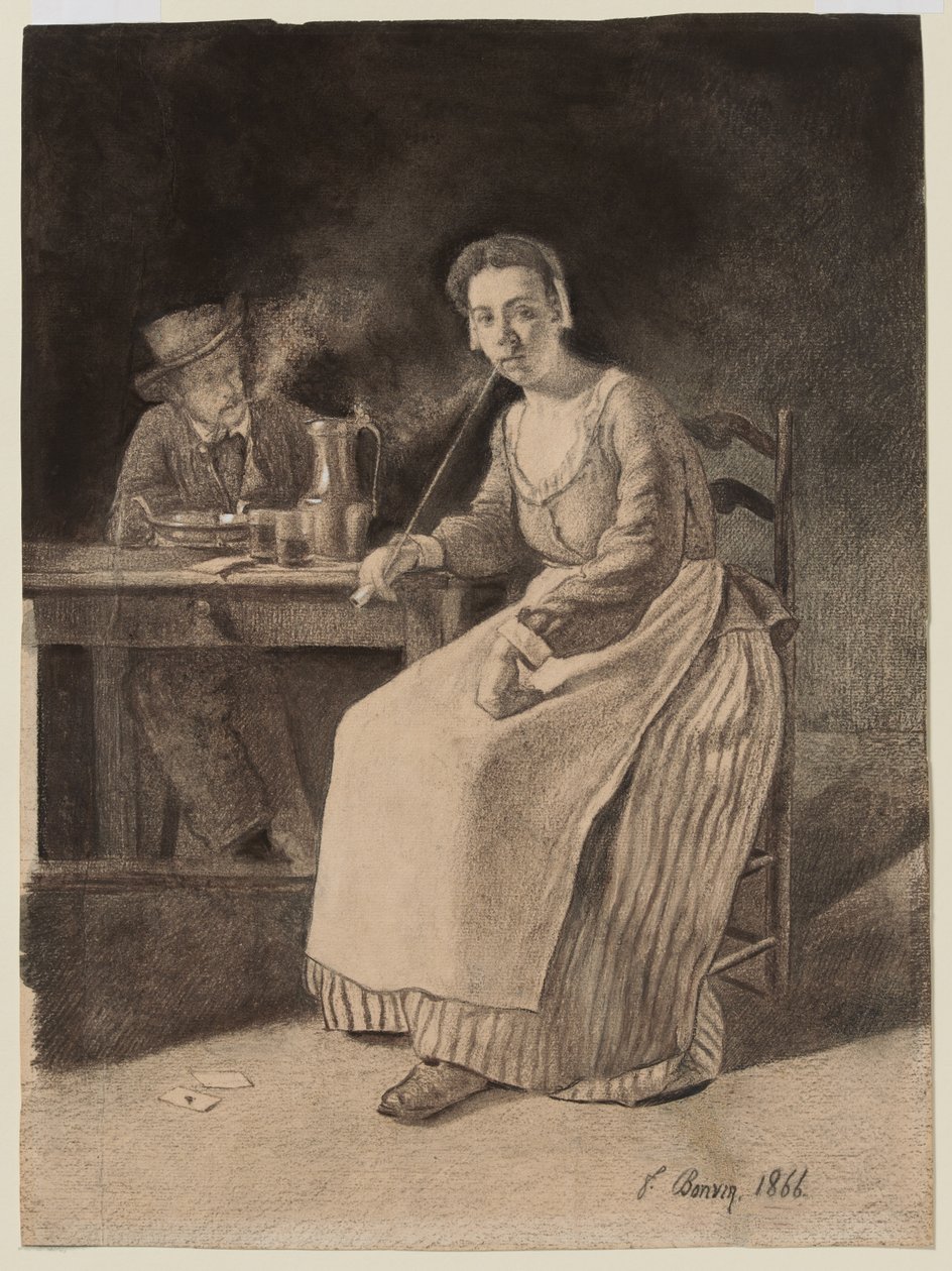 Interiør i en taverna av François Bonvin