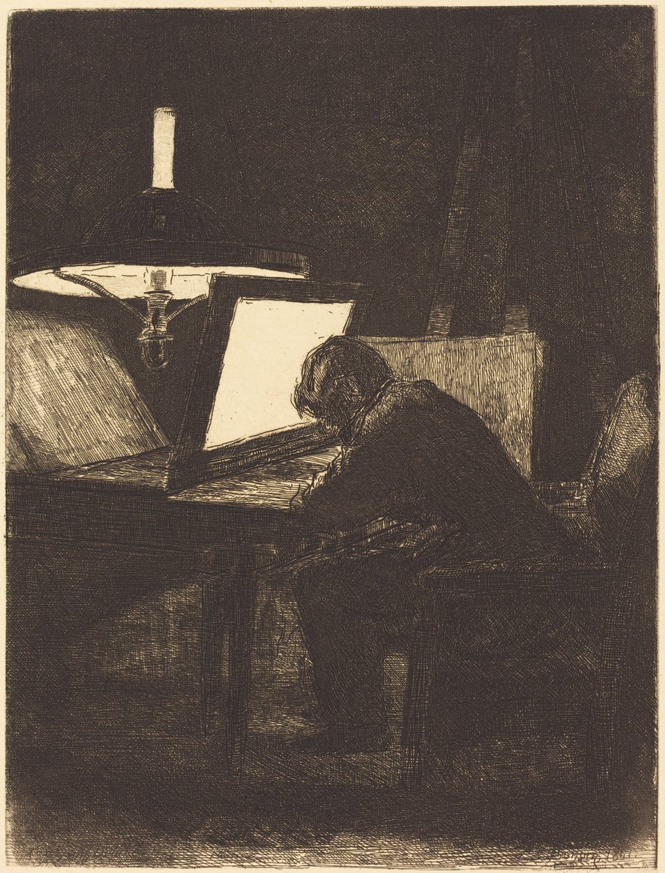 Grafikeren av François Bonvin