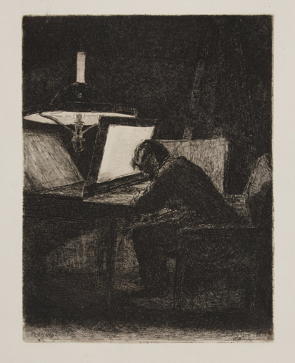 Gravøren av François Bonvin