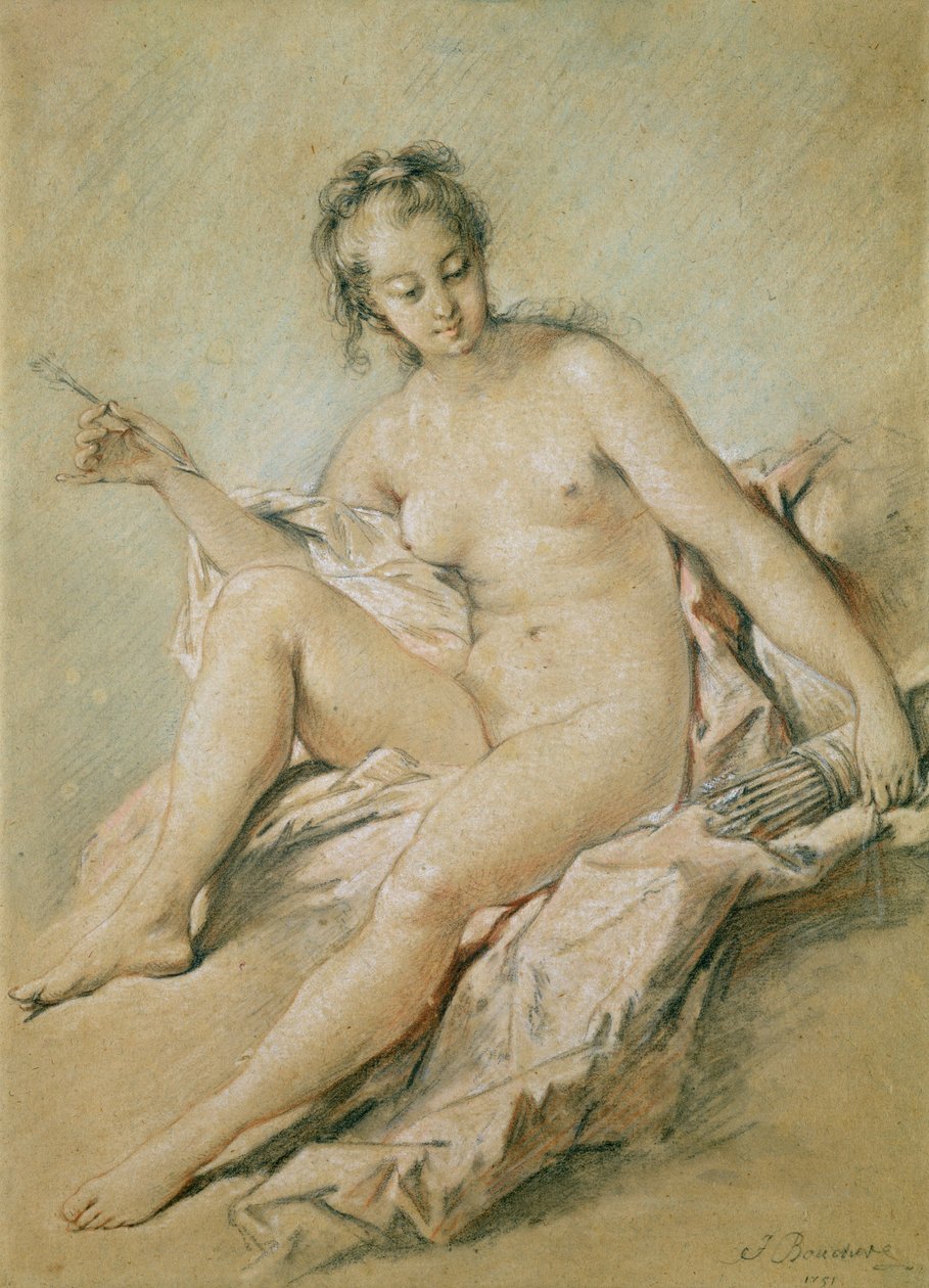 En studie av Venus av François Boucher