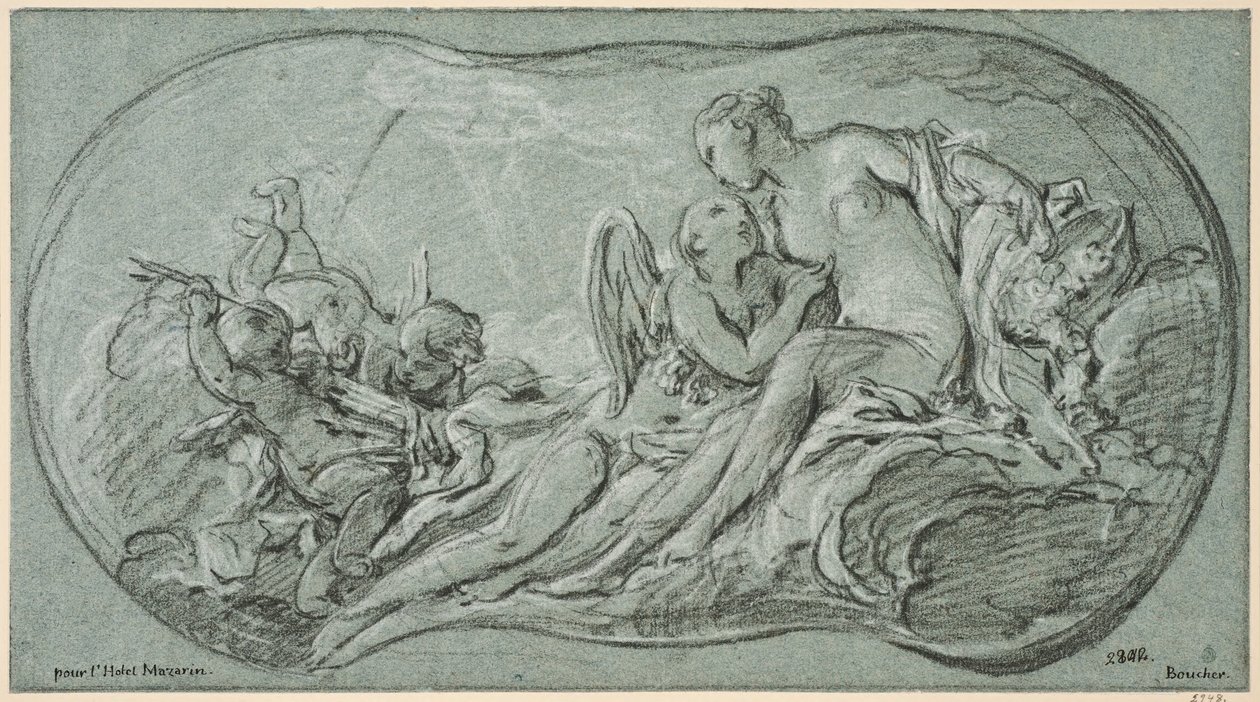 Amor og Psyke av François Boucher