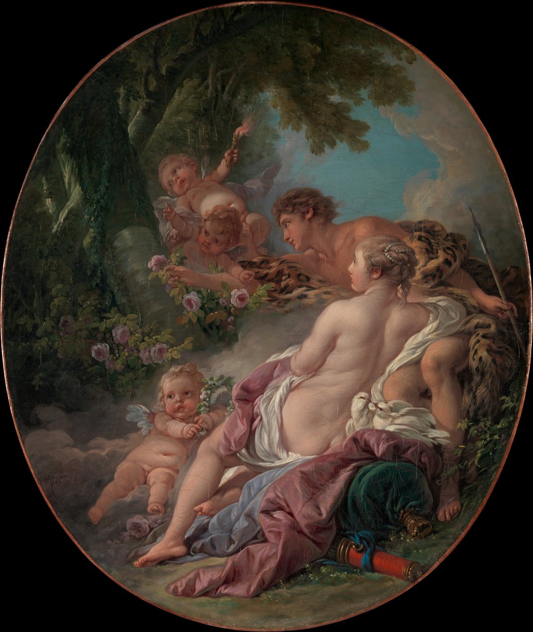 Angelica og Medoro av François Boucher
