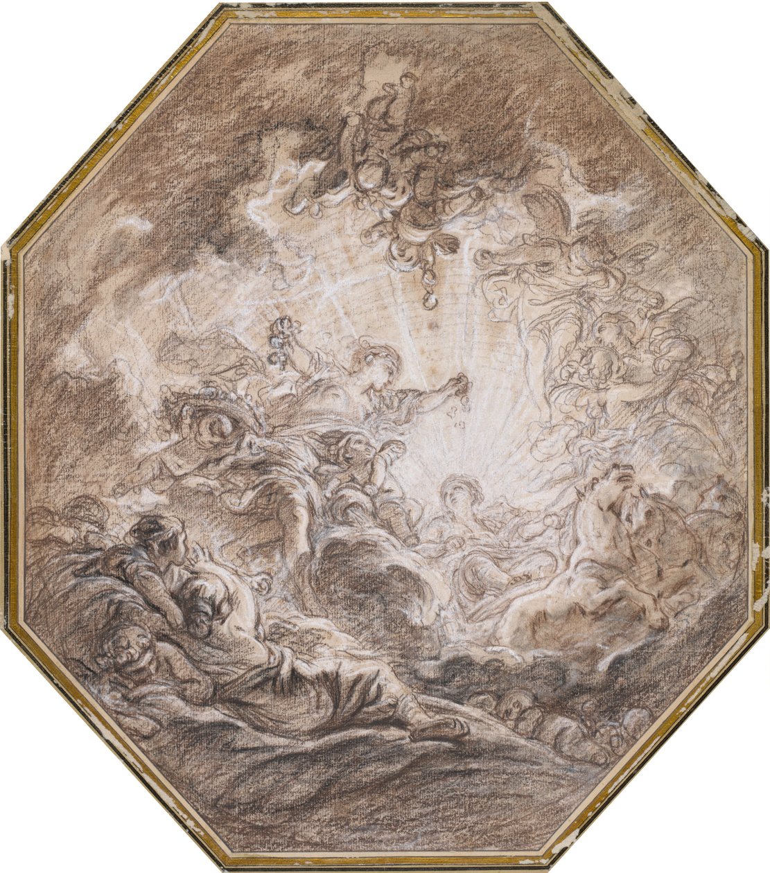 Aurora som varsler om morgensolens ankomst av François Boucher