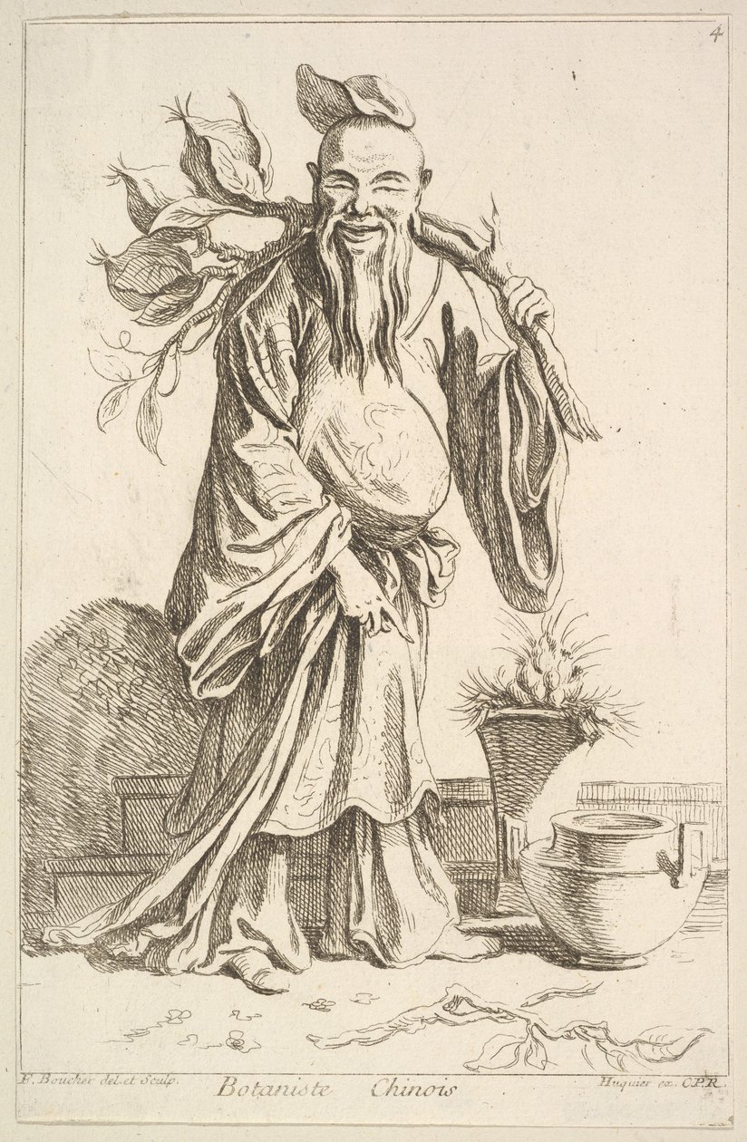 Kinesisk botaniker av François Boucher