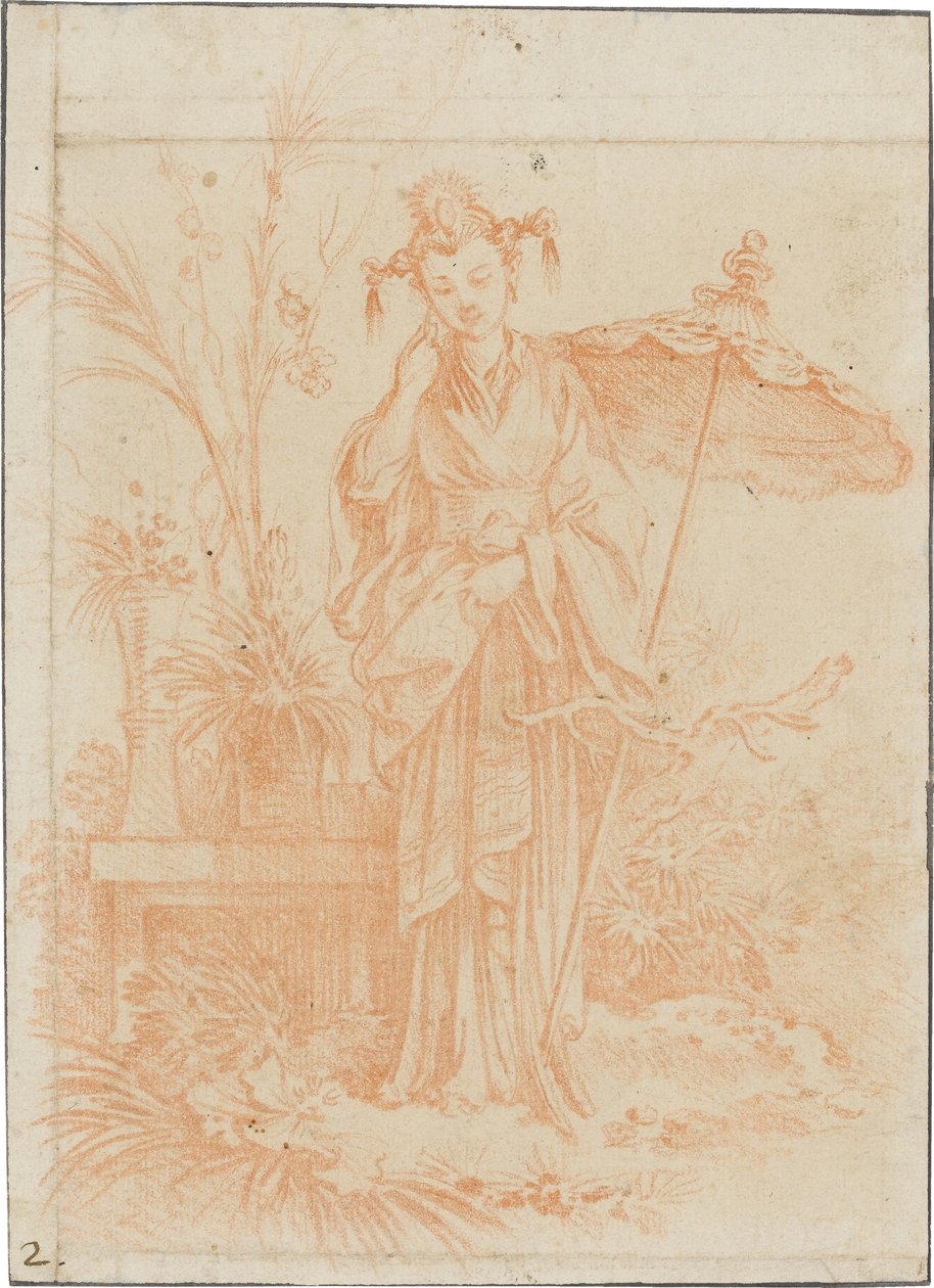 Chinoiserie (Hagefruen) av François Boucher