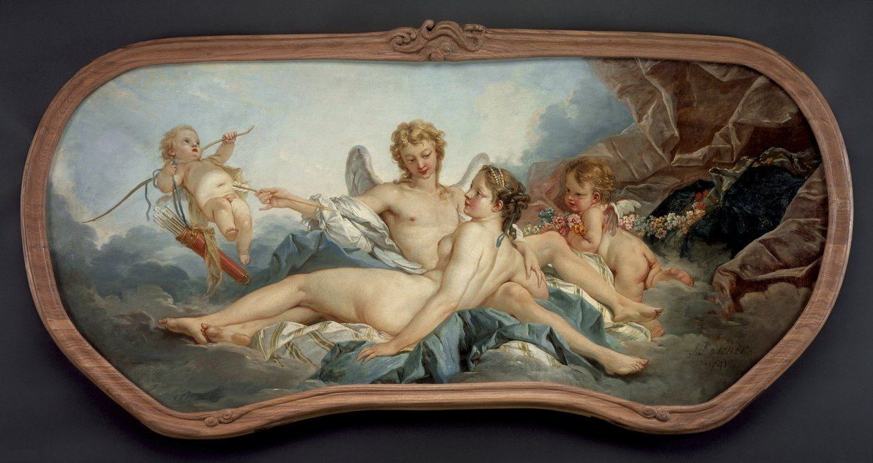 Amor sårer Psyke av François Boucher