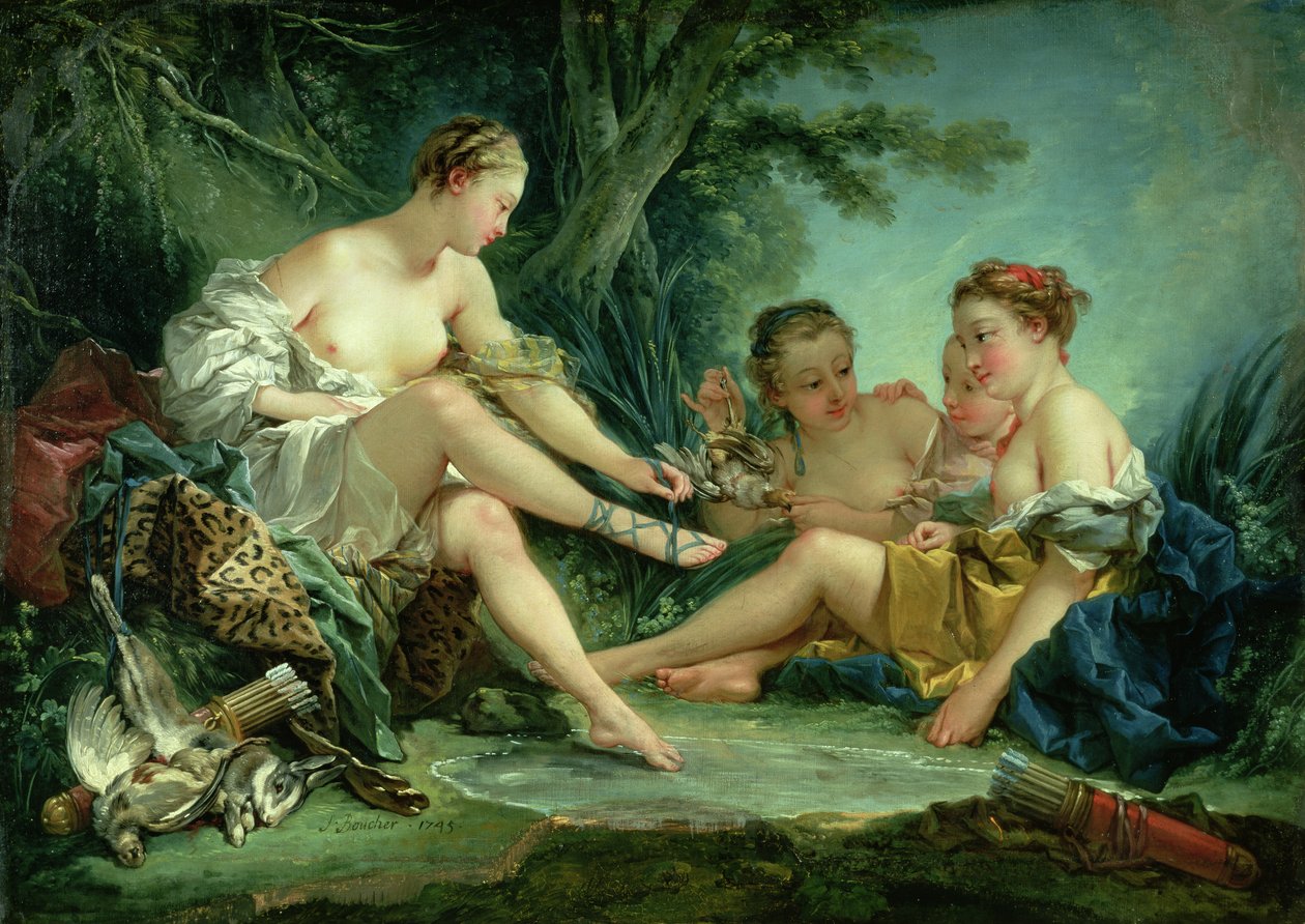 Diana etter jakten av François Boucher