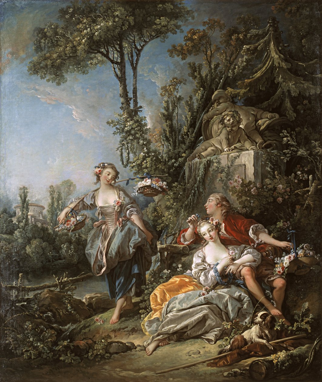 Lovers in a Park av François Boucher