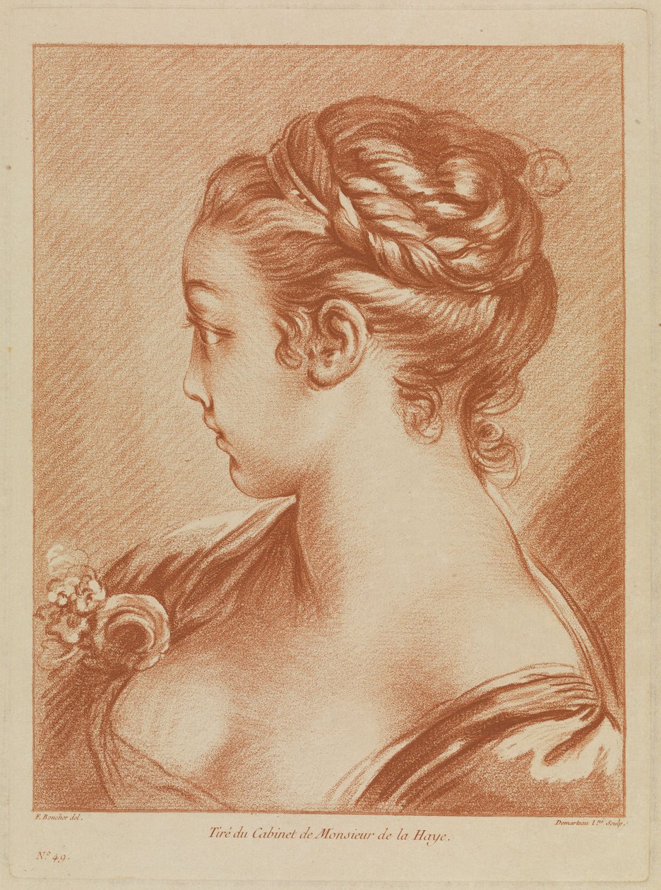 Jentebyste av François Boucher