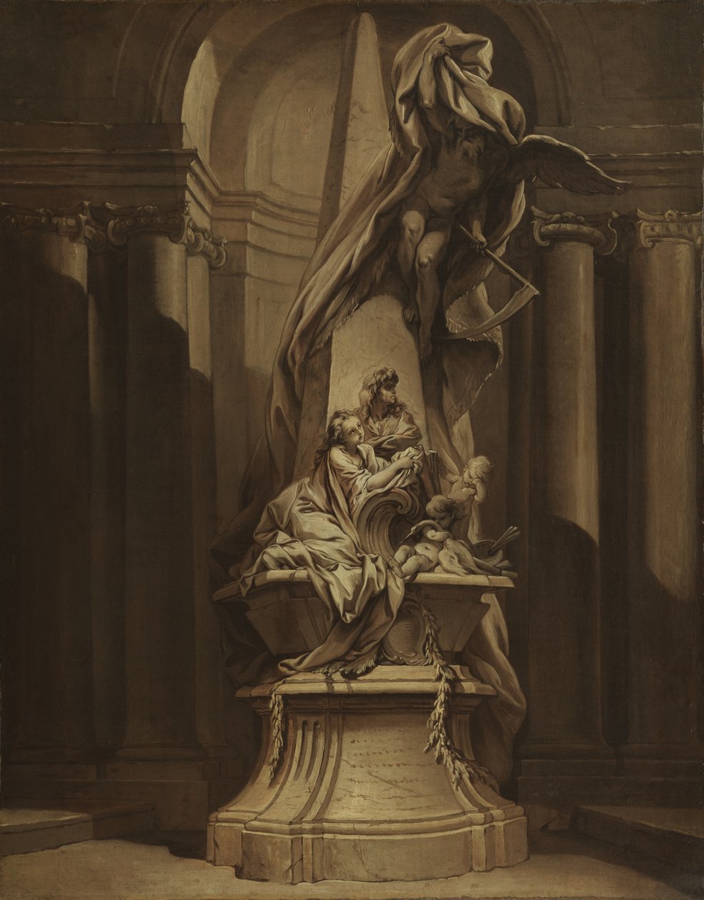 Monument til Mignard av François Boucher