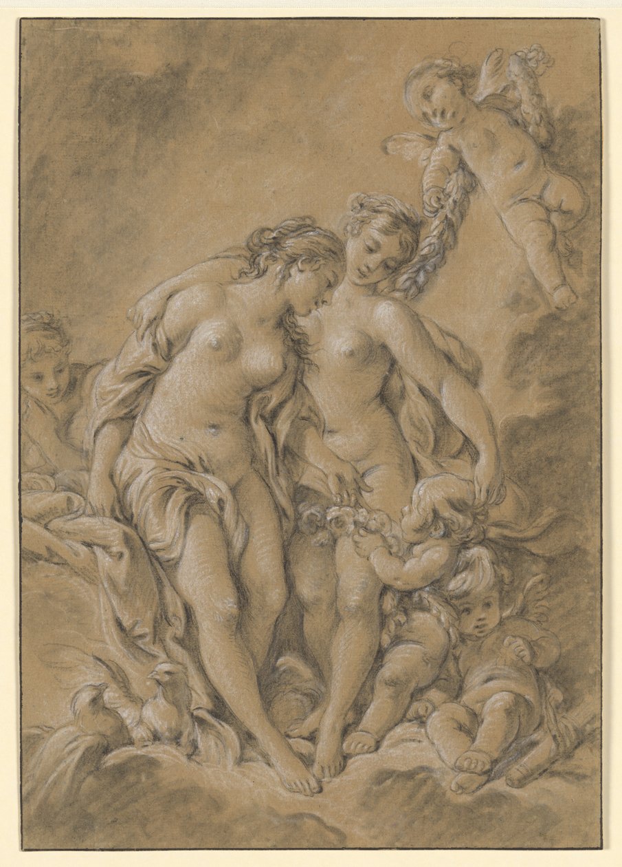 Nymfer og amoriner av François Boucher