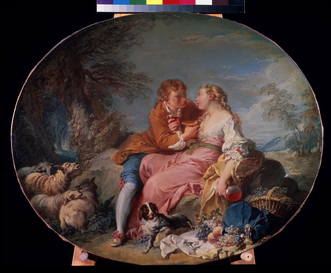 ""Pastoral"" maleri av Francois Boucher (1703-1770) 1740 Pushkin-museet, Moskva av François Boucher