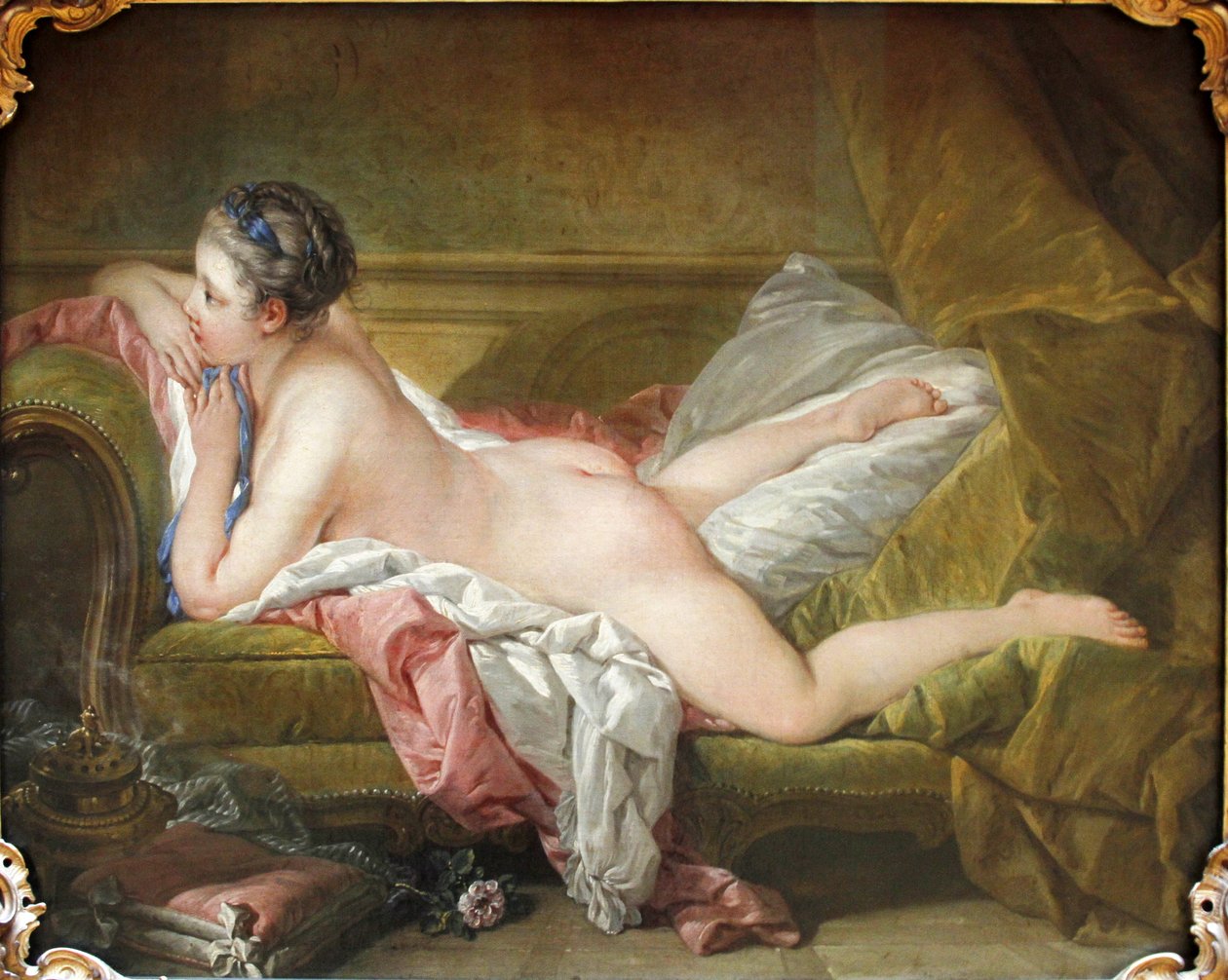 Jenta som ligger på ryggen av François Boucher