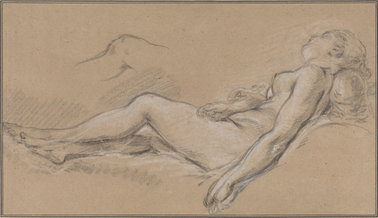 Den liggende nymfen av François Boucher