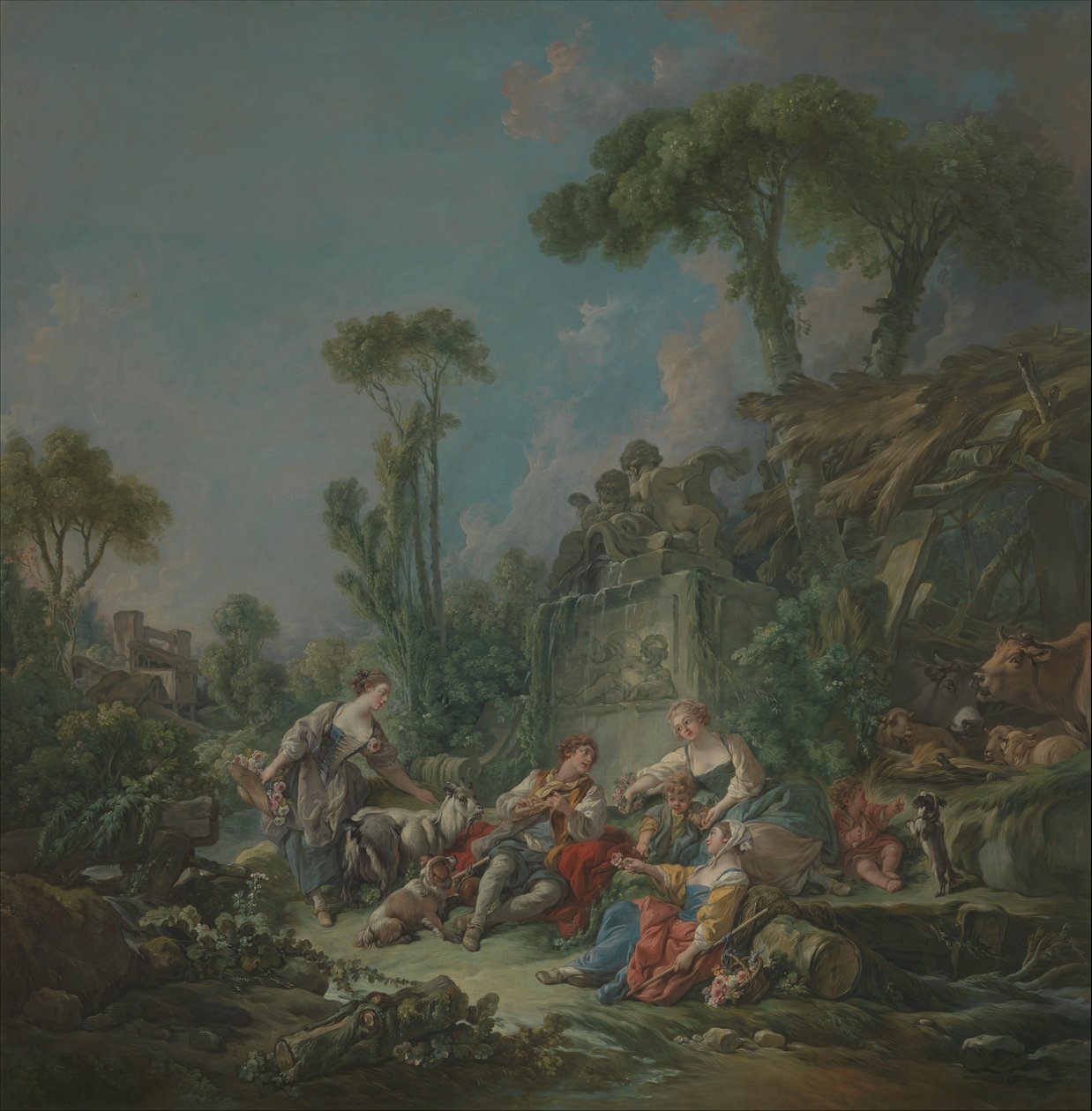 Hyrdens idyll av François Boucher