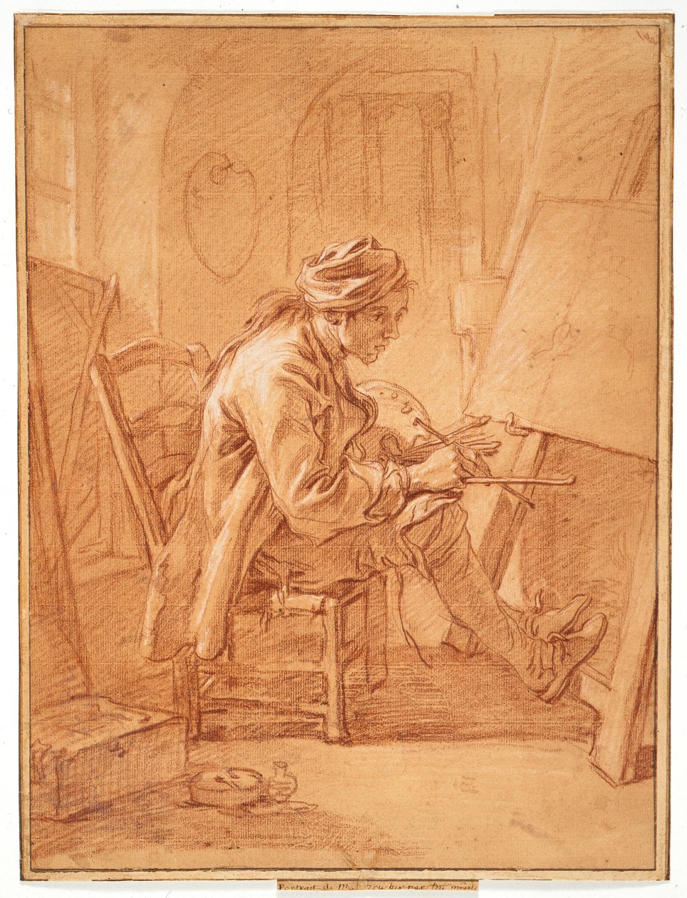 Kunstneren i sitt atelier av François Boucher