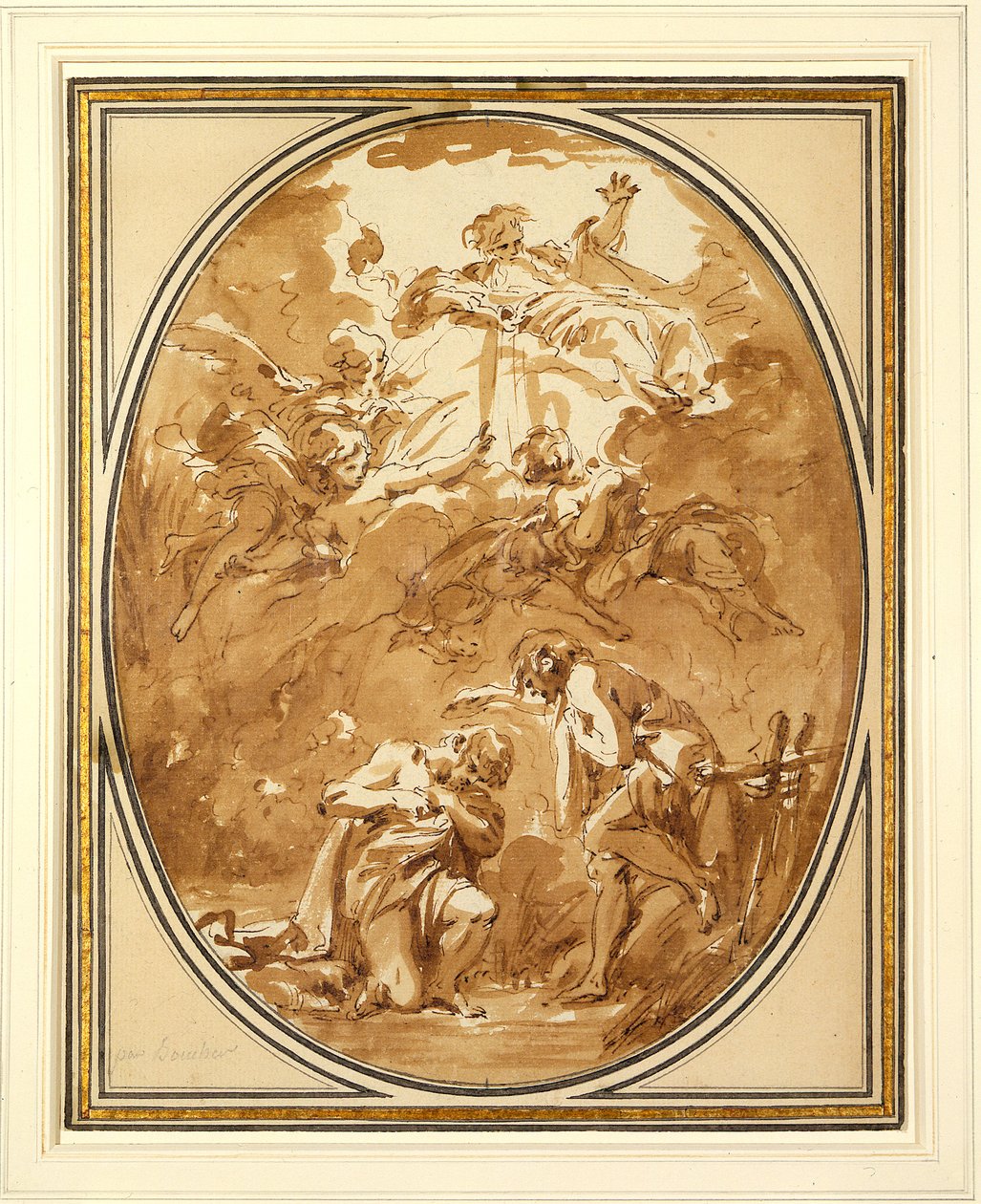 Kristi dåp av François Boucher
