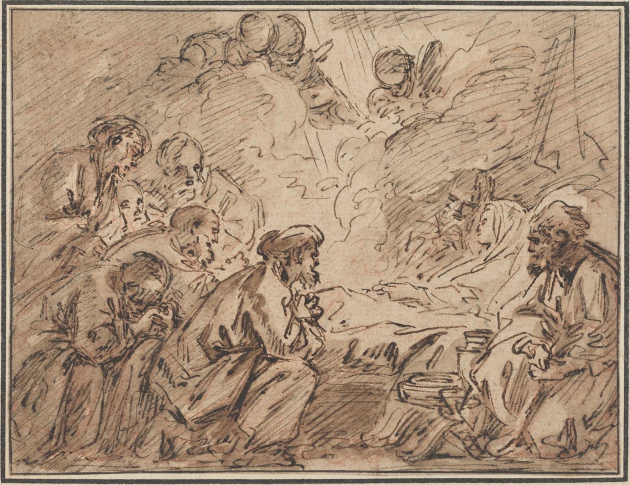 Jomfru Marias død av François Boucher